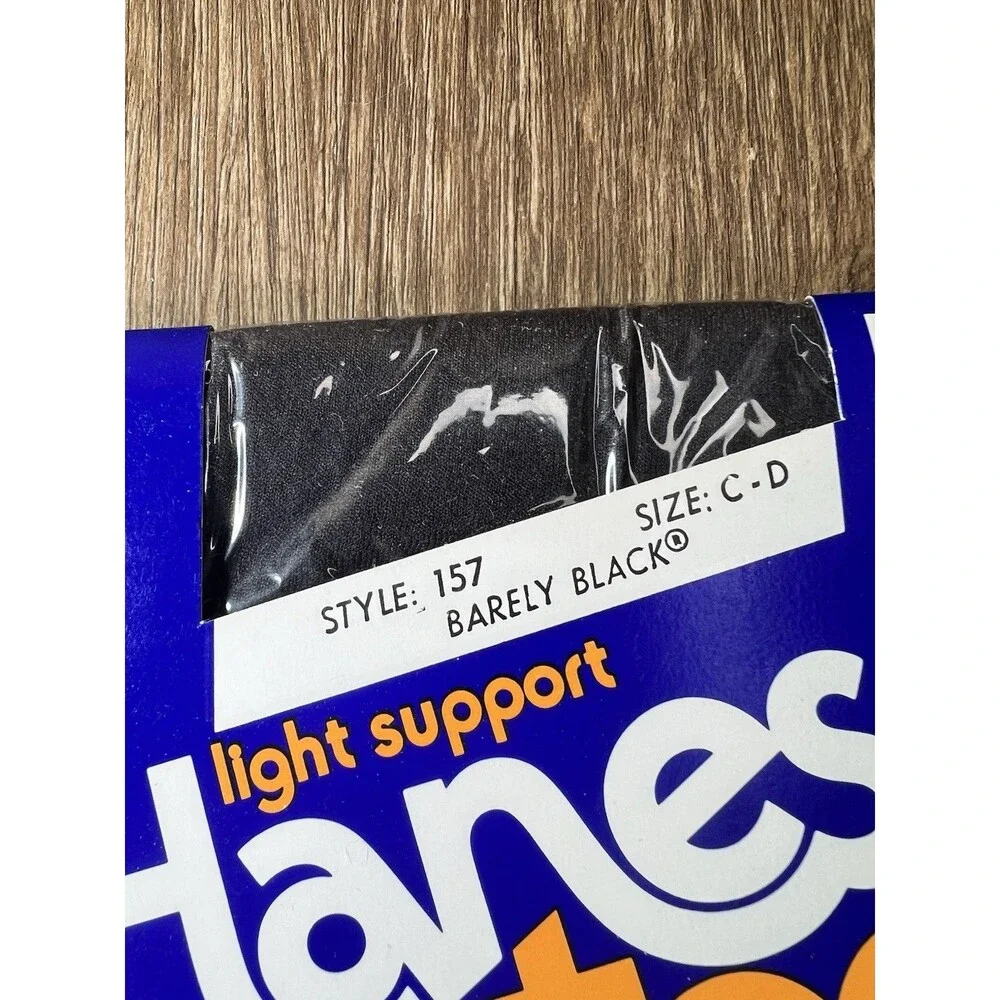 Vintage Hanes Too Light Support Pantyhose Style 157 CD